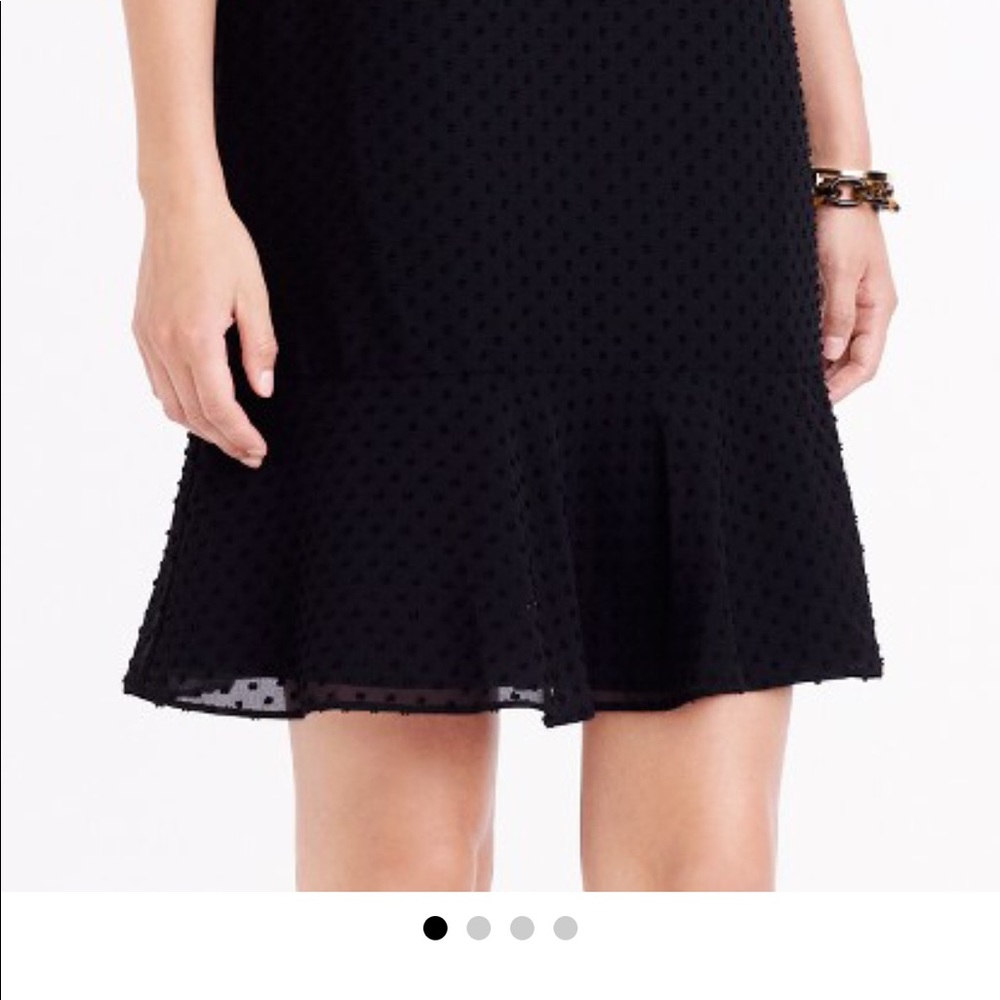 Jcrew Black Swiss dot dress - Picture 3 of 8